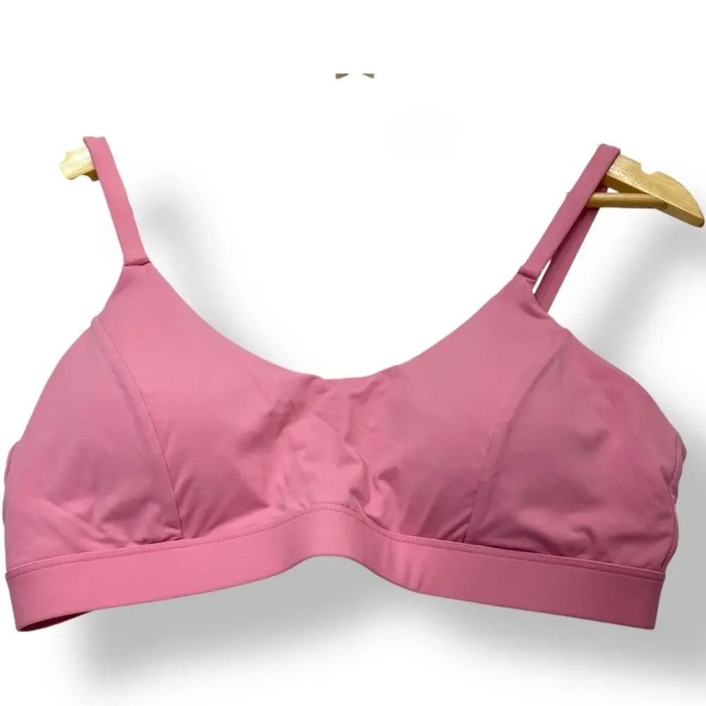NWT Knix Sunny Scoop Bikini Top Pink Women's‎ XL Swimwear Beach Vacation